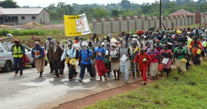 NO MOVING AT NIGHT, POLICE PROHIBITS MATYRS DAY PILGRIMS