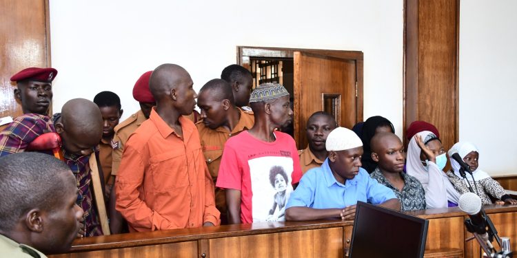 NINE SUSPECTED ADF MEMBERS ACCUSED OF MASTERMINDING POLICE ATTACK COMMITTED TO HIGH COURT FOR TRIAL