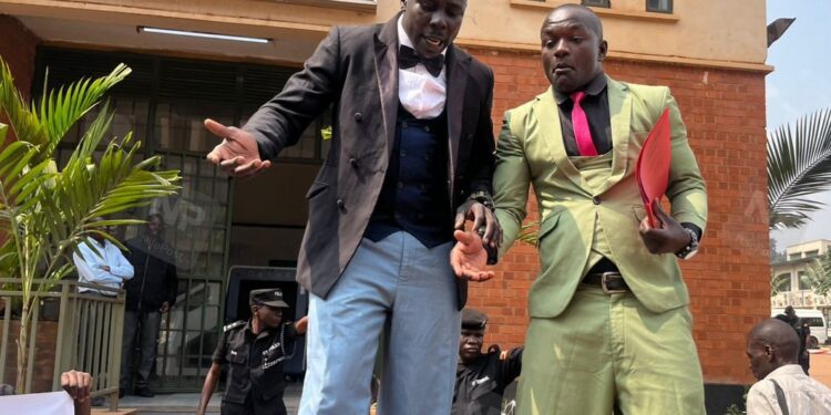 Presidential Aspirant on Stilts Sent Away from Electoral Commission