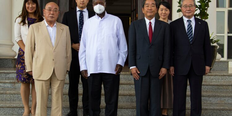 PRESIDENT MUSEVENI MEETS NIPPON FOUNDATION OFFICIALS
