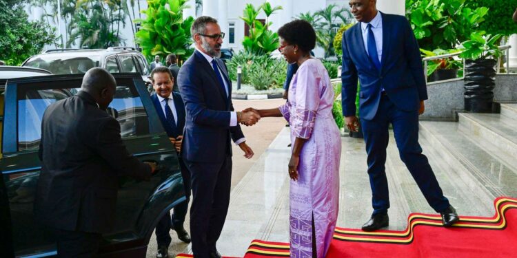 HIS HIGHNESS AGA KHAN V ARRIVES IN UGANDA FOR OFFICIAL VISIT