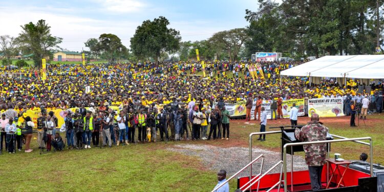 PRESIDENT MUSEVENI KICKS-OFF PRESIDENTIAL CAMPAIGNS IN LUWEERO, VOWS TO SAFEGUARD REVOLUTIONARY GAINS