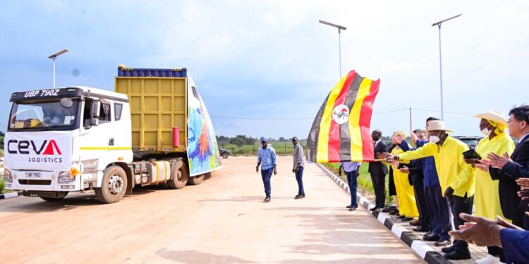 President Museveni Flags Off Uganda’s First Dried Chili Consignment To China