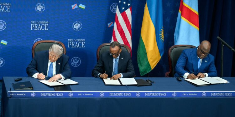 President Trump Praises Rwanda, DR Congo Leaders as They Sign Peace Agreement in Washington