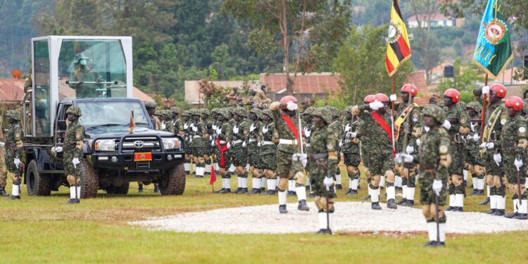 PRESIDENT MUSEVENI HAILS UPDF, OTHER SECURITY FORCES FOR ENSURING PEACE AND STABILITY DURING RECENT GENERAL ELECTIONS