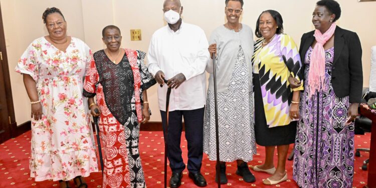 PRESIDENT MUSEVENI HOSTS FORMER TANZANIAN FIRST LADY ANNA MKAPA